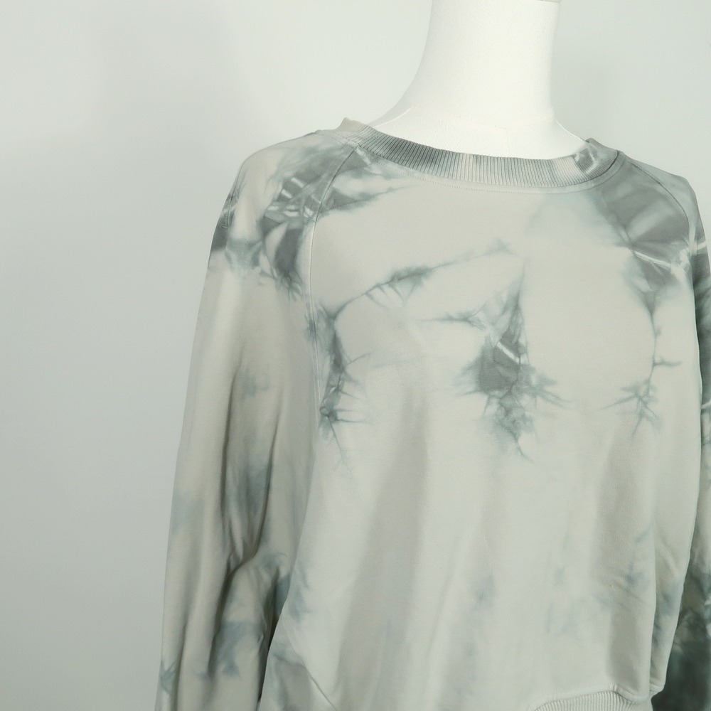 Lululemon Womens Its A Wash Long Sleeve‎ Pullover Sweatshirt Sz 6 Shibori Marble - Picture 6 of 11